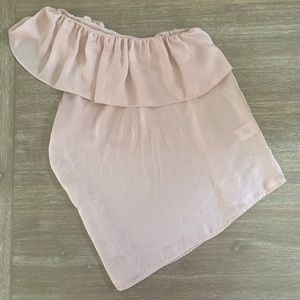 Off Shoulder Ruffles Blouse